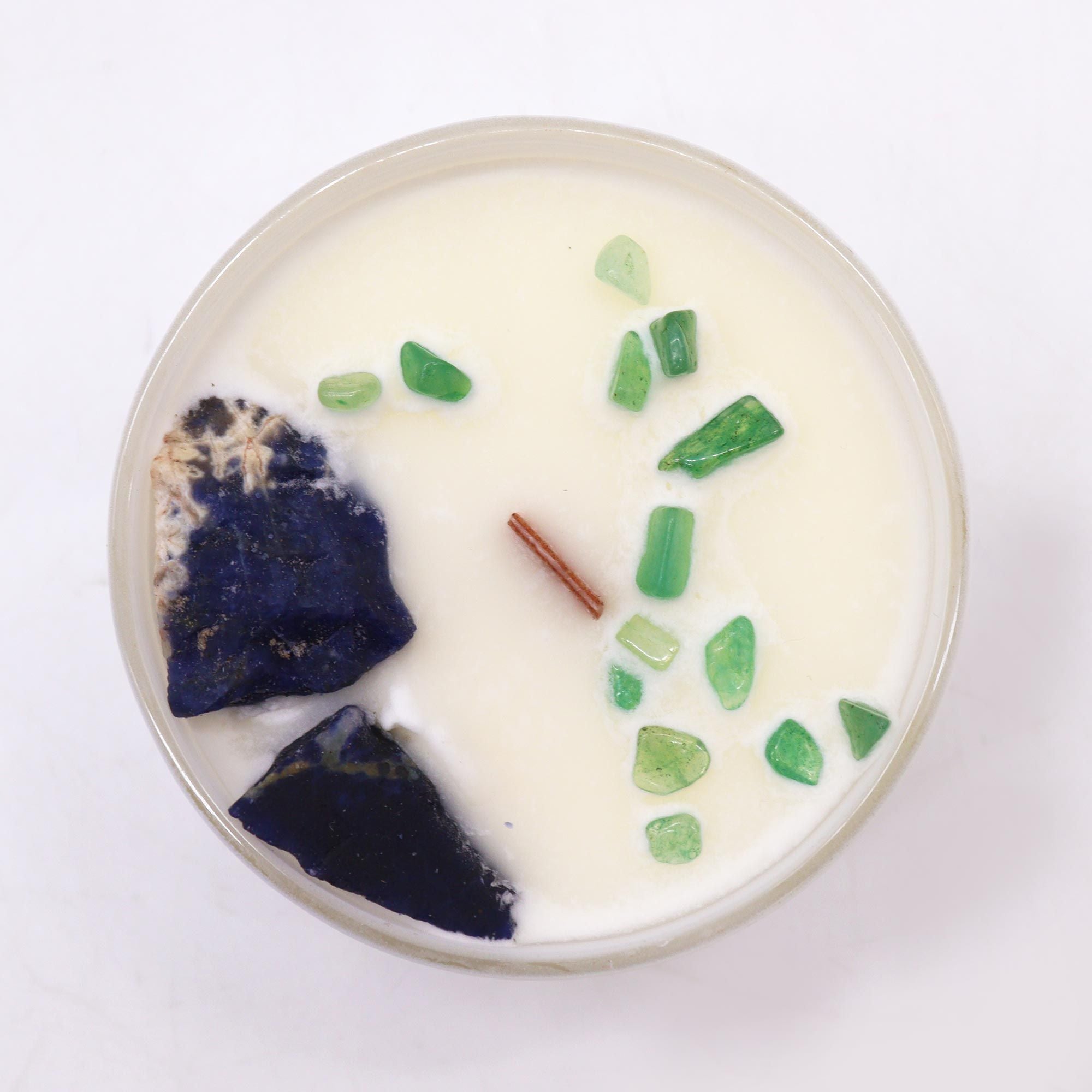 Throat Chakra Crystal Candle – Gentle Reasons
