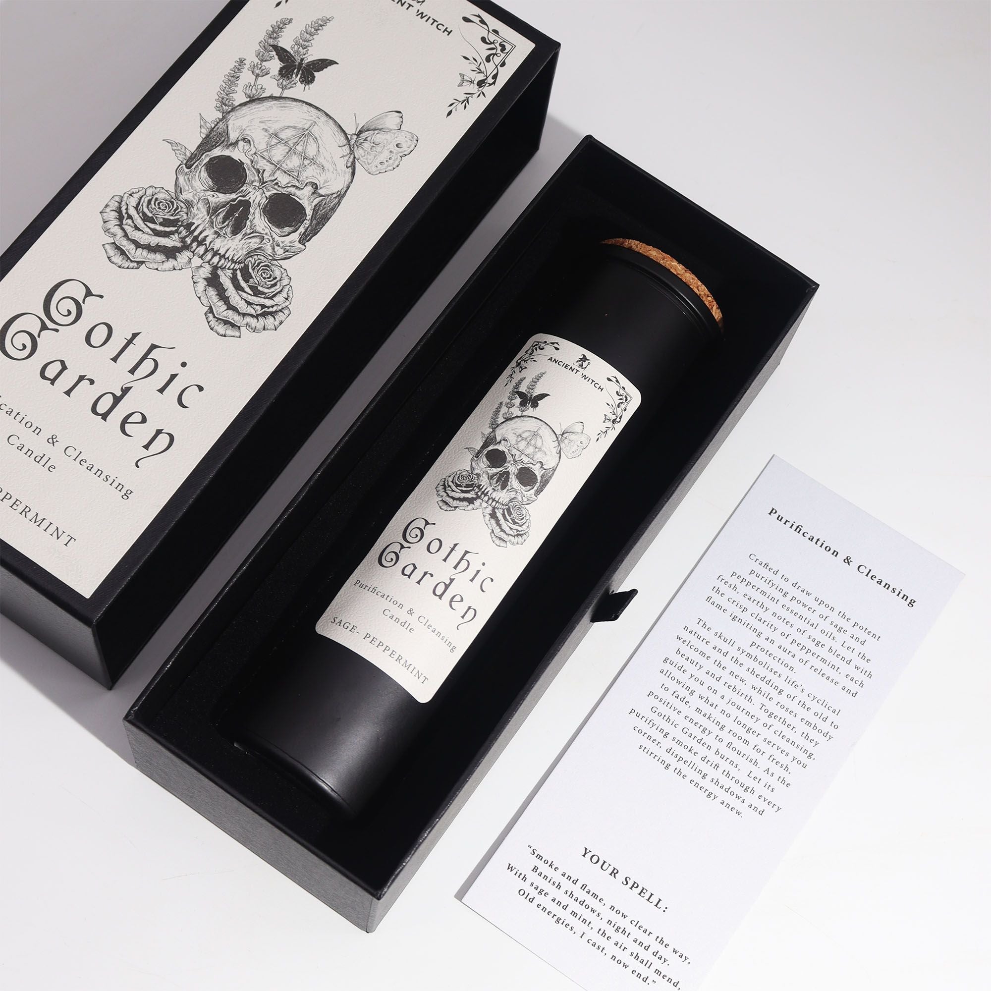 Ancient Witch Gothic Garden Purification Candle