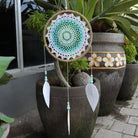 Natural Dream Catcher – Large | Turquoise Elemental Spirits