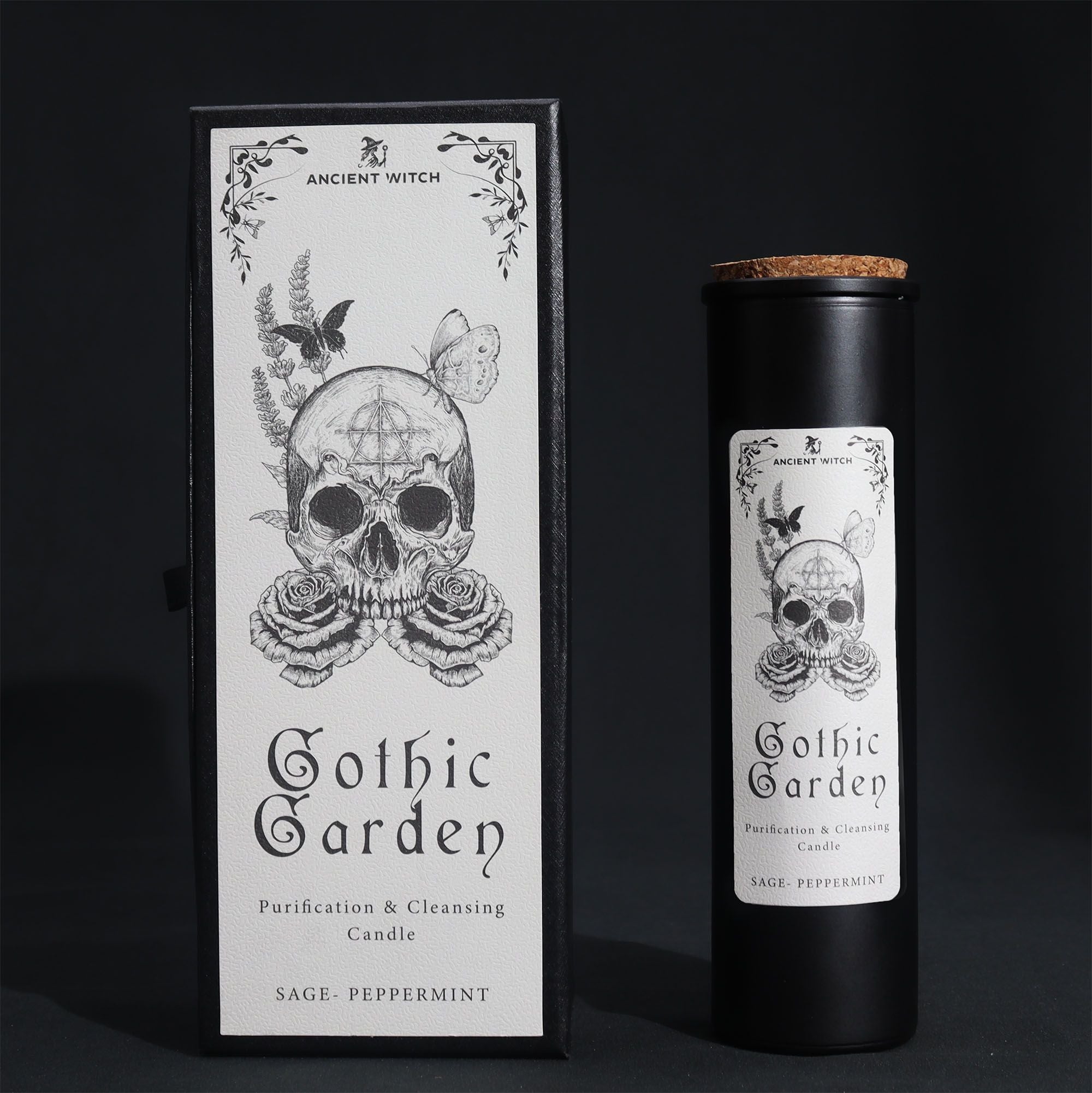 Ancient Witch Gothic Garden Purification Candle