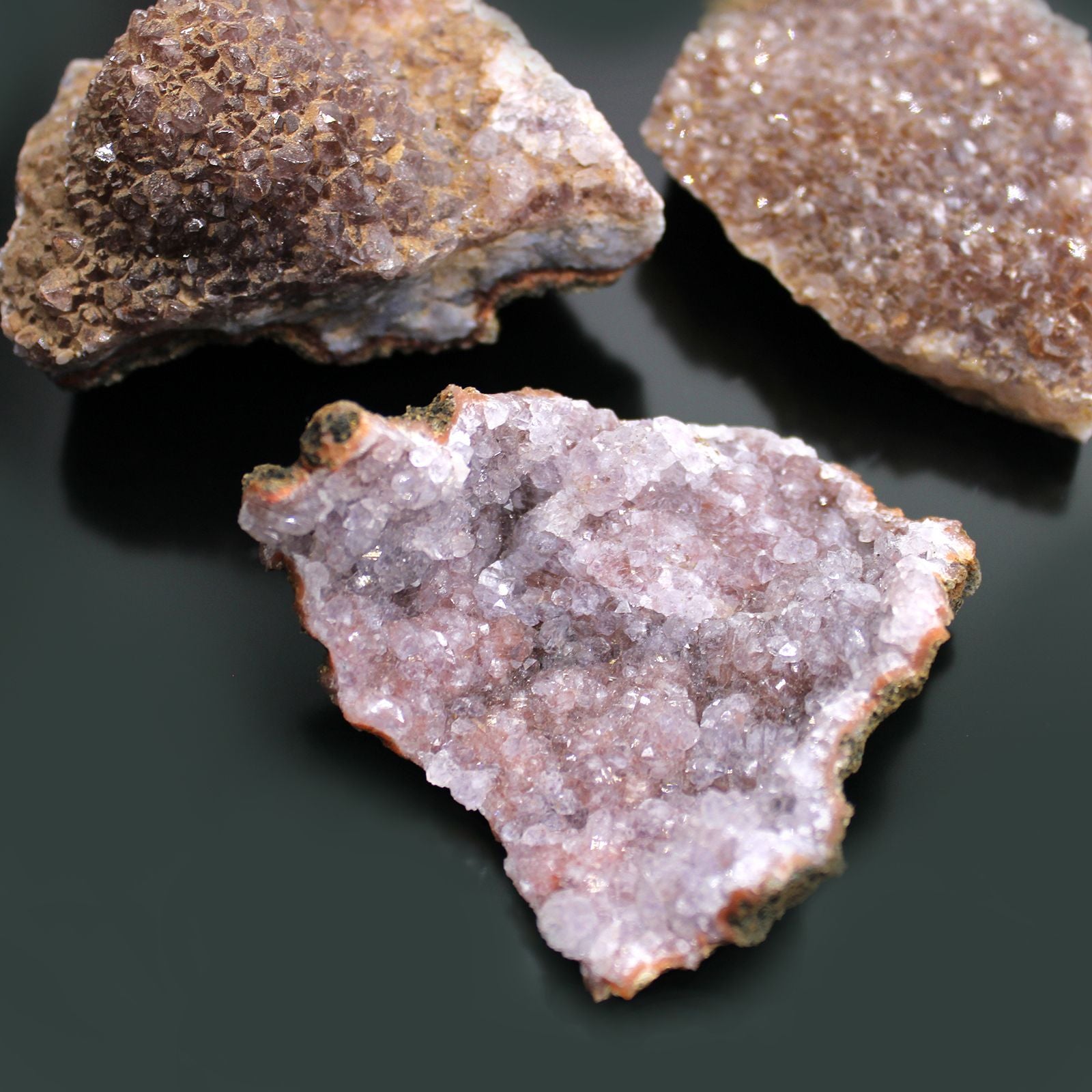 Natural Amethyst Mineral Specimen Set – Approx. 20 Pieces