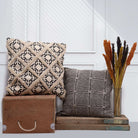 Textured Cotton Cushion Cover – Cream – 45 × 45 cm