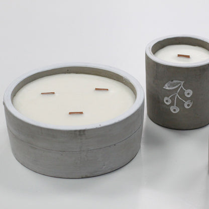 Concrete Anchor Candle: Vanilla & Orange