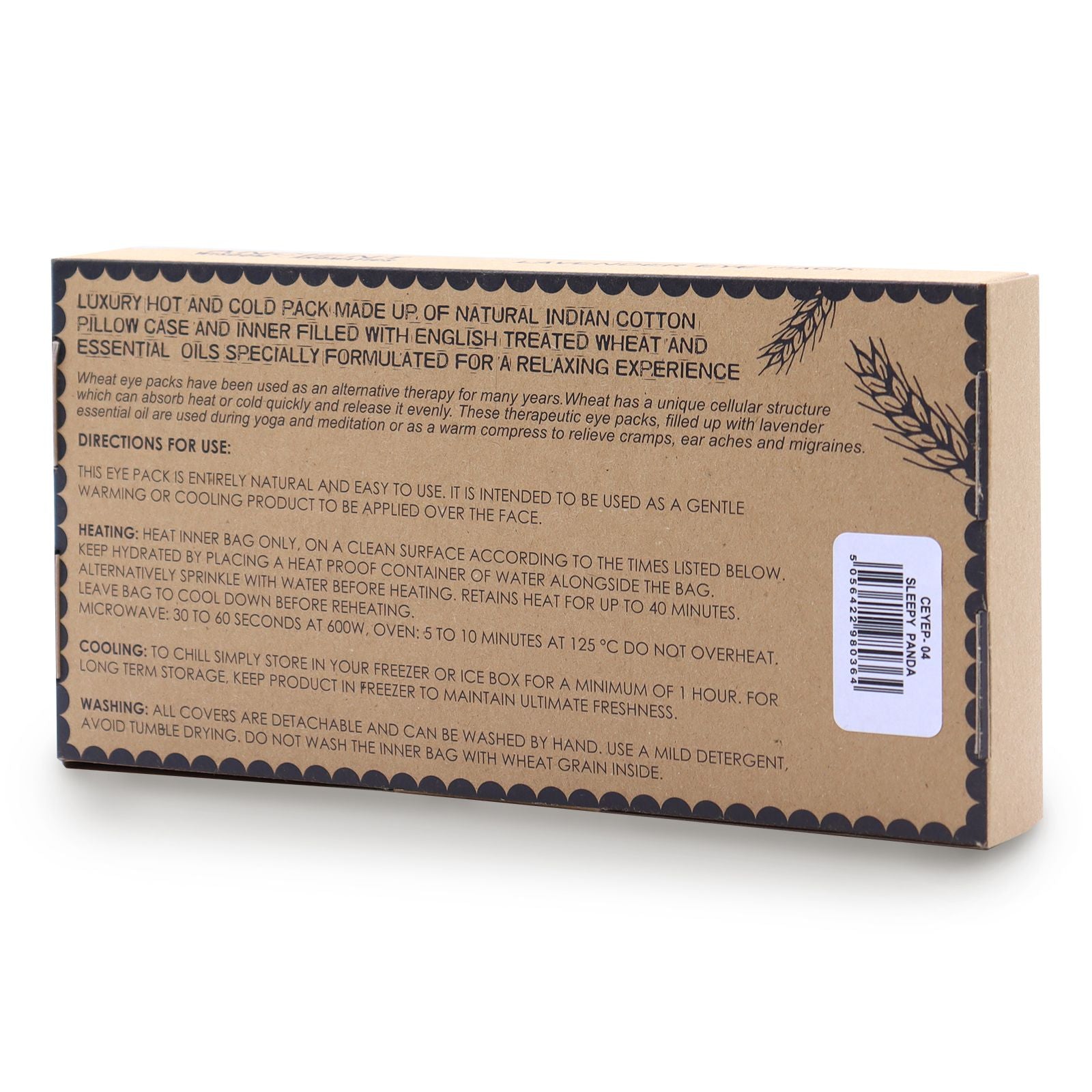 Lavender Eye Pillow in Gift Box – Sleepy Panda