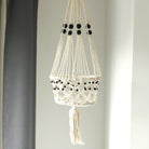 Macramé Plant Holder – Large | Single Beaded