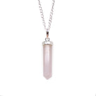 Rose Quartz Point Pendant – Handcrafted Gemstone