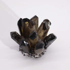 Decorative Smoky Ghost Quartz-Style Crystal Cluster – Approx. 8 cm