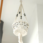 Macramé Plant Holder – Large | Single Beaded