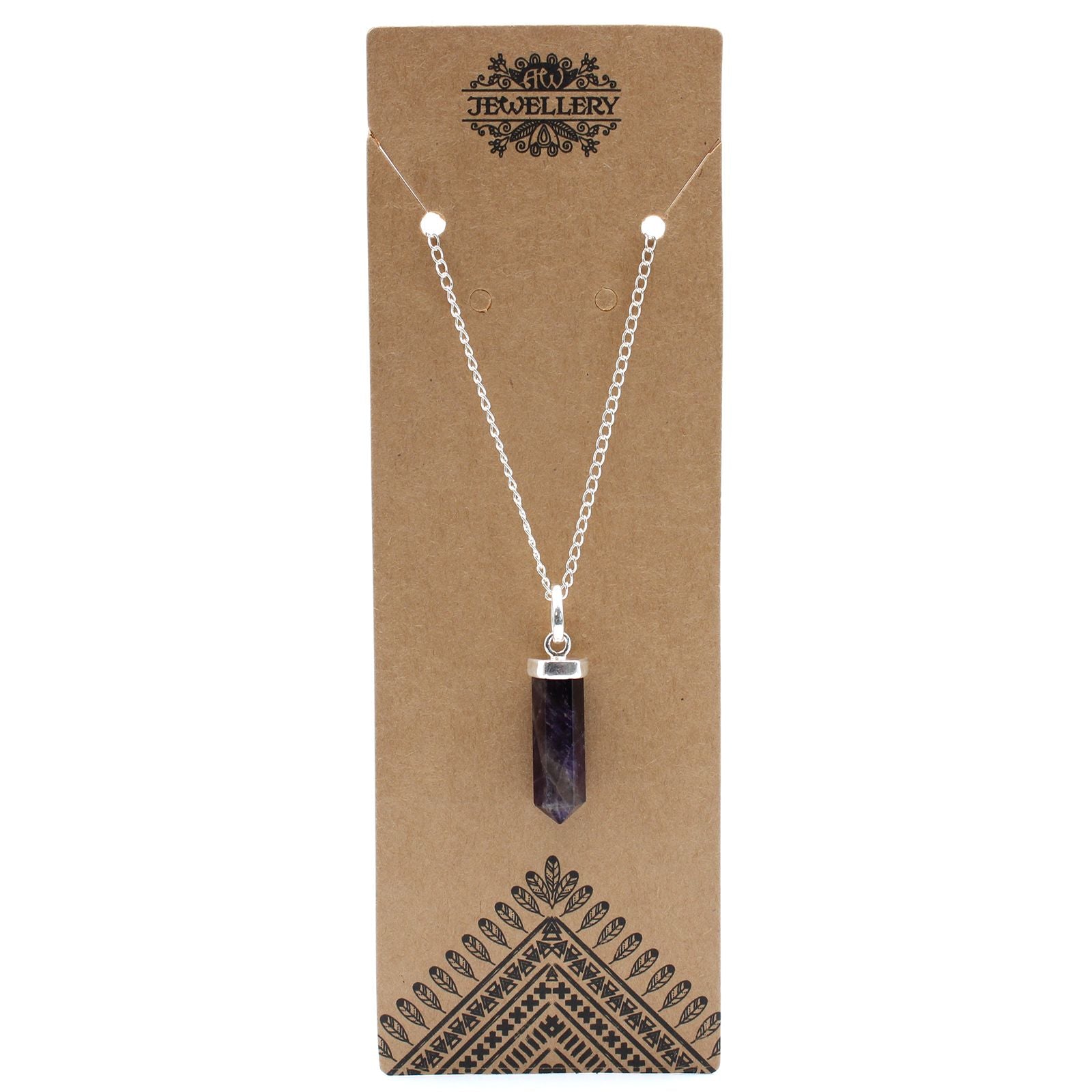 Amethyst Point Pendant – Handcrafted Gemstone