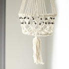 Macramé Plant Holder – Large | Single Beaded