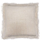Linen Cushion Cover with Fringe – 45 × 45 cm