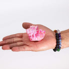 Decorative Aura Rose Halo Quartz-Style Cluster – Approx. 7–10 cm