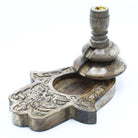 Mango Wood Backflow Incense Burner – Hamsa