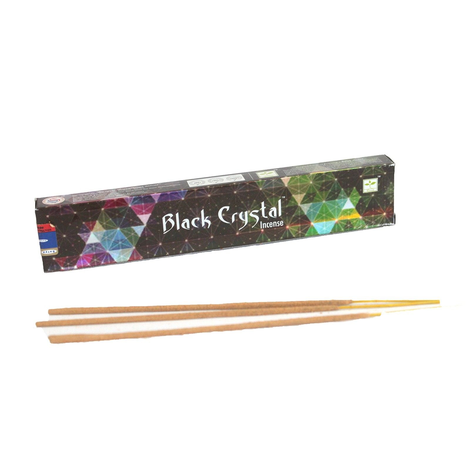 Satya Black Crystal Incense – 15g