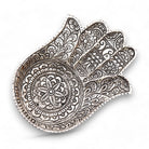 Polished Aluminium Hamsa Incense Holder