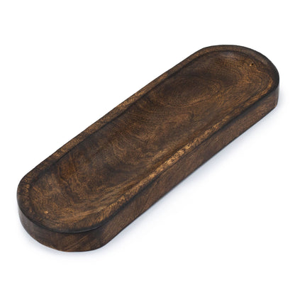 Large Mango Wood Incense Tray 30×10 cm