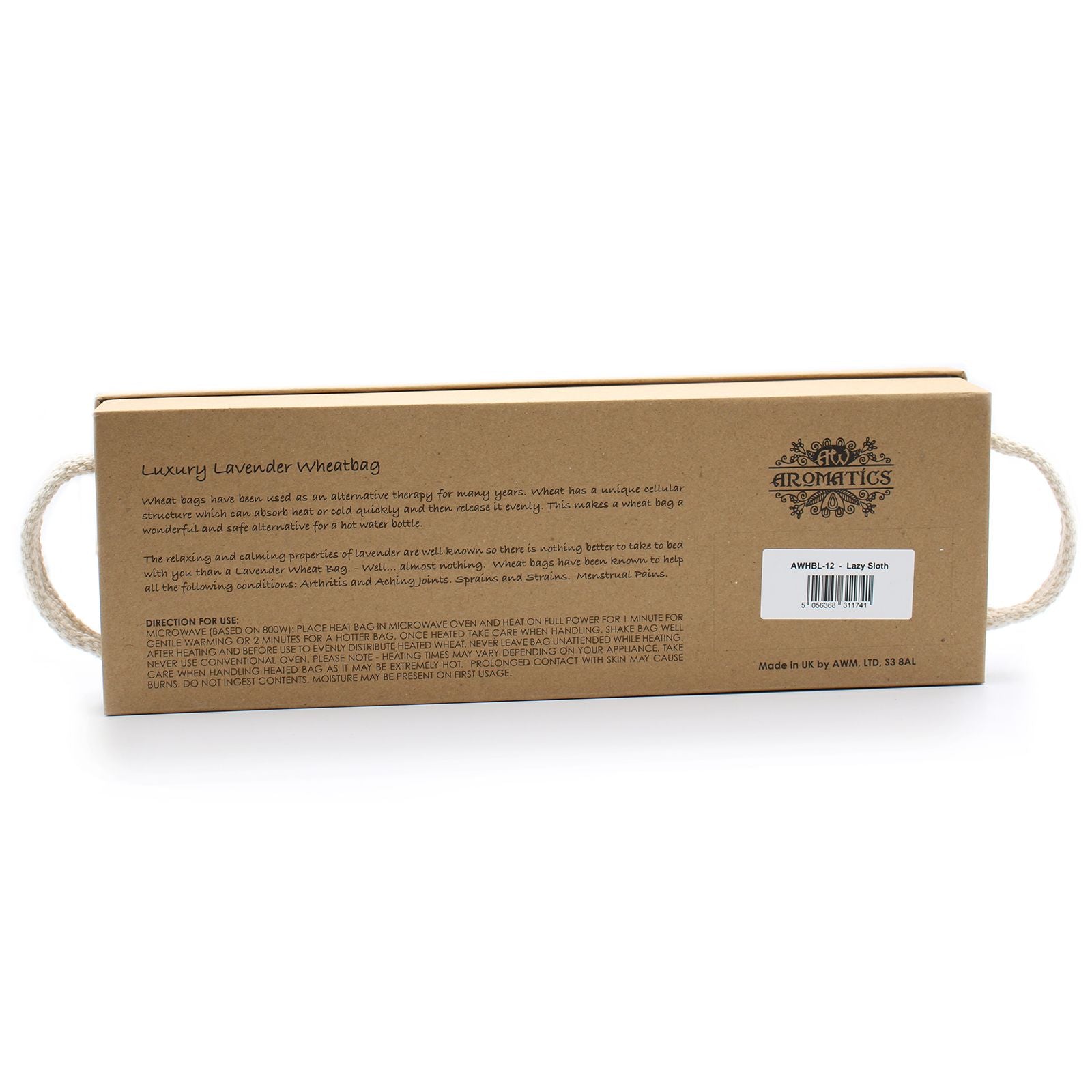 Luxury Lavender Wheat Bag - Lazy Sloth