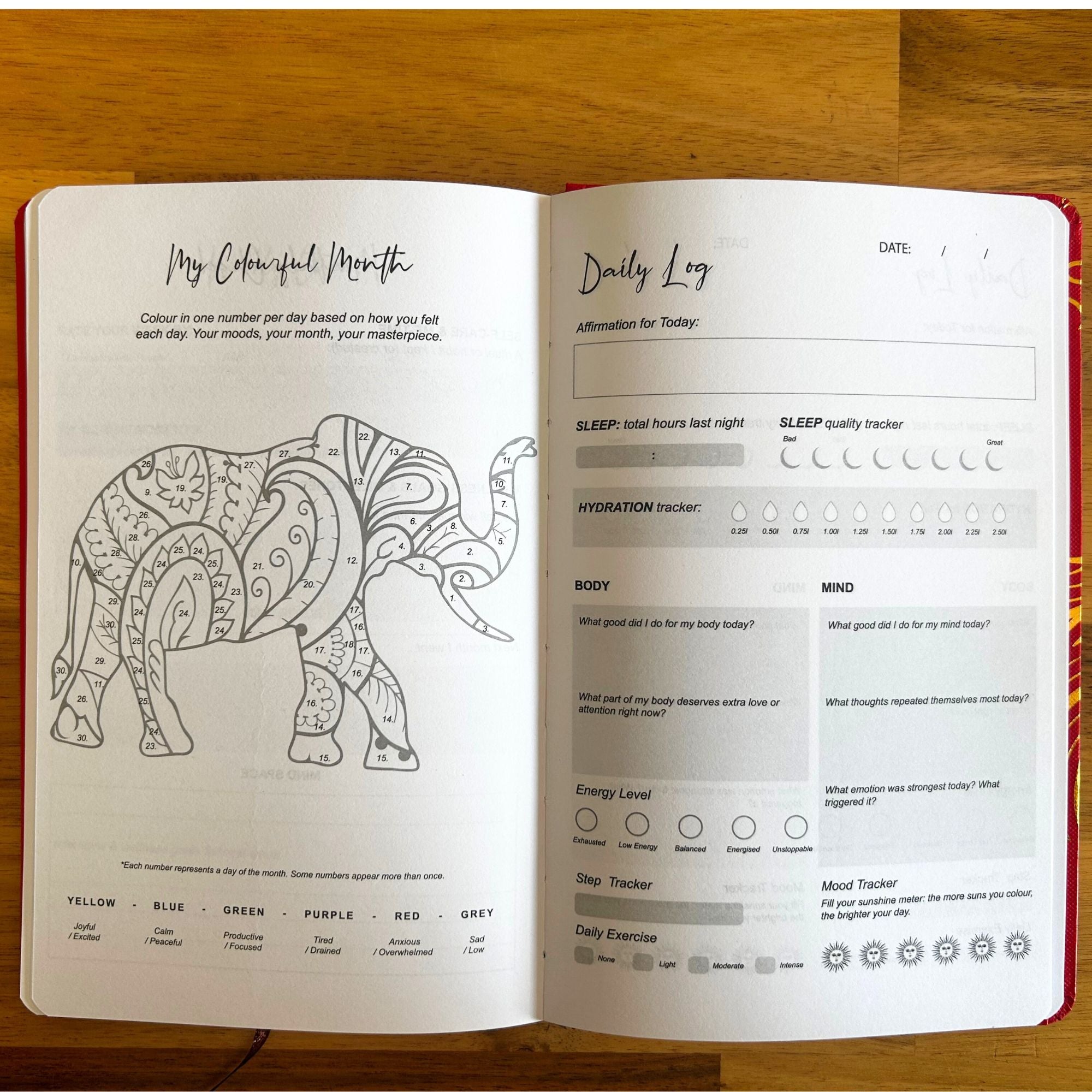 White Wellness Journal - 120 pages
