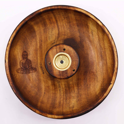 Incense Burner Disc – Buddha Design