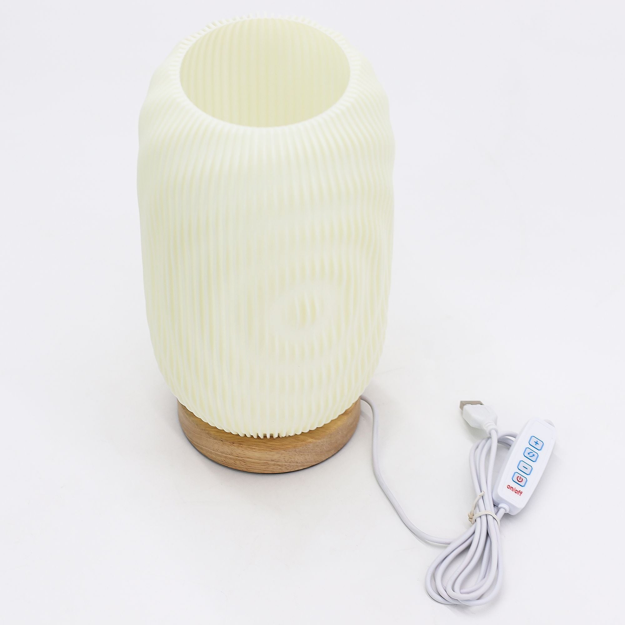 Modern Twisted Wave Lamp – USB – 3 Brightness Settings