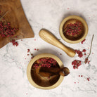 Handcrafted Teak Wood Pestle & Mortar – Small