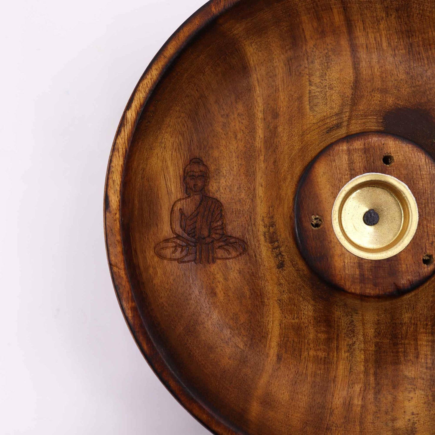 Incense Burner Disc – Buddha Design
