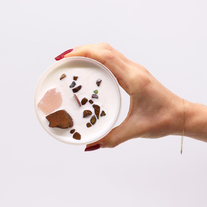 Chakra Crystal Candle – Sacred Chakra