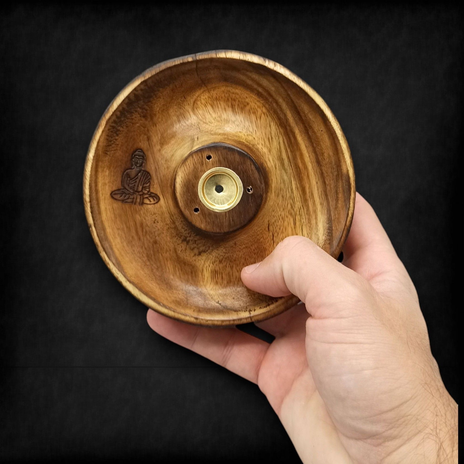 Incense Burner Disc – Buddha Design