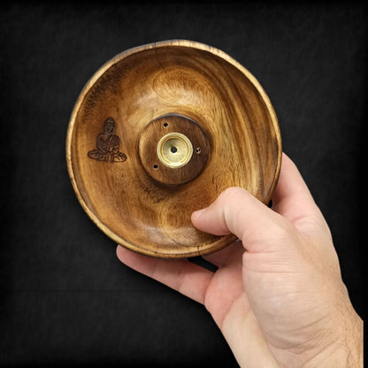 Incense Burner Disc – Buddha Design