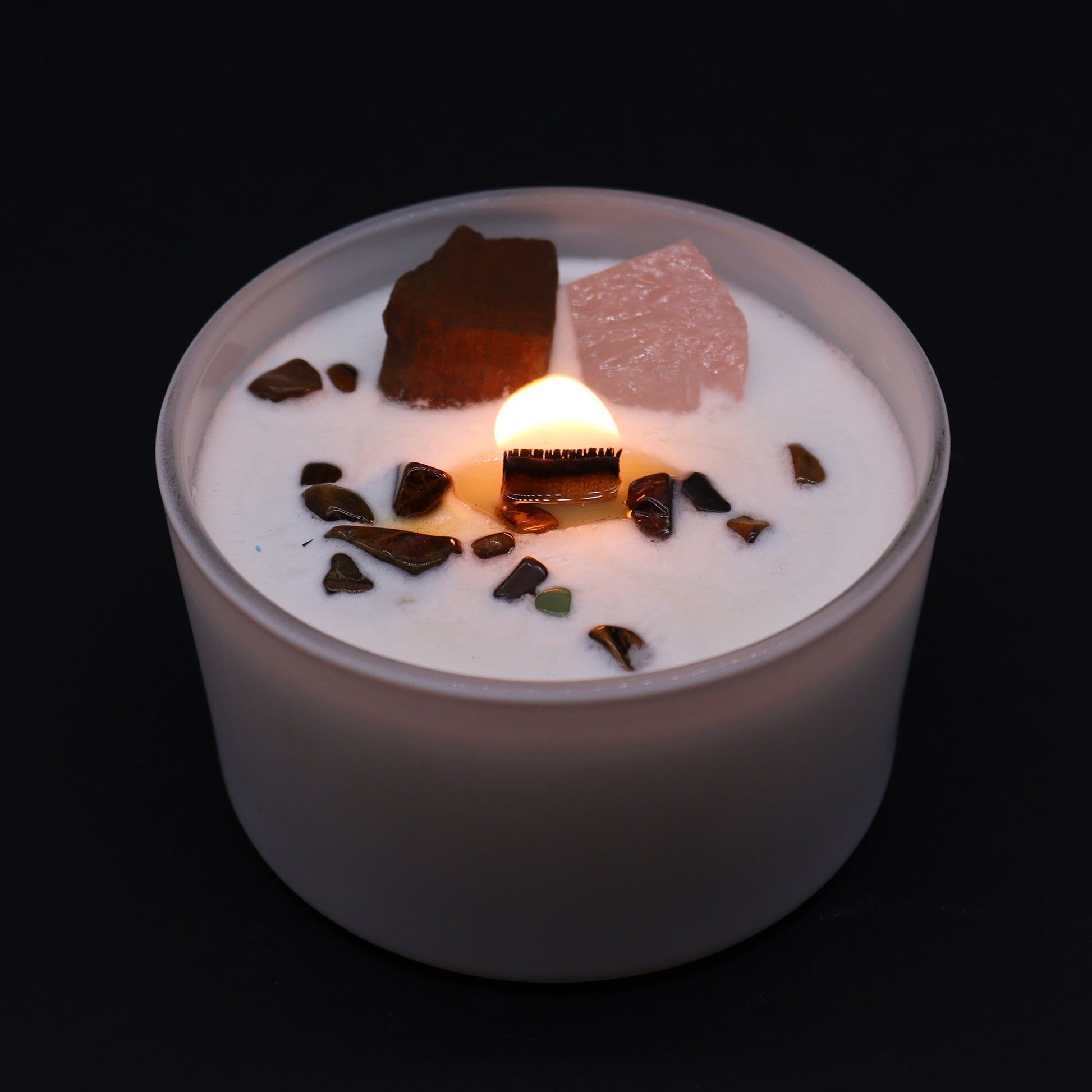 Chakra Crystal Candle – Sacred Chakra