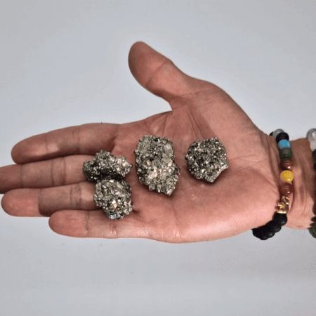 Peruvian Pyrite Stones – Approx. 6 Pieces