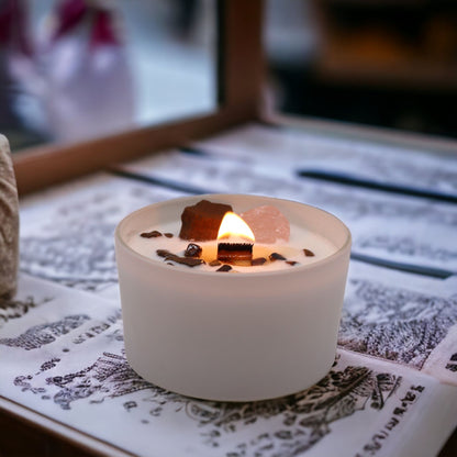 Chakra Crystal Candle – Sacred Chakra