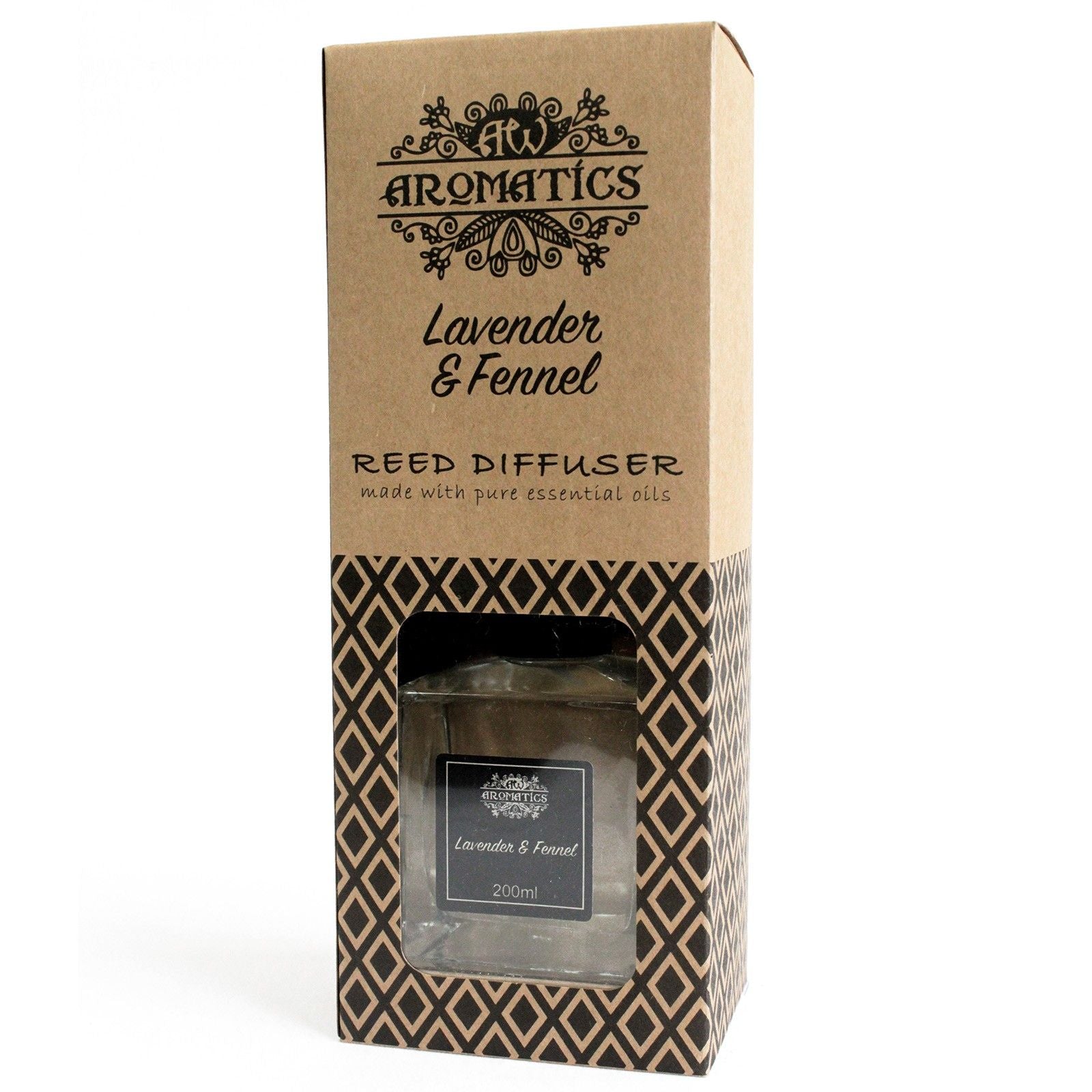 Lavender & fennel essential oil reed diffuser – 200 ml