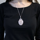 Swirl Opalite Gemstone Necklace – Handcrafted