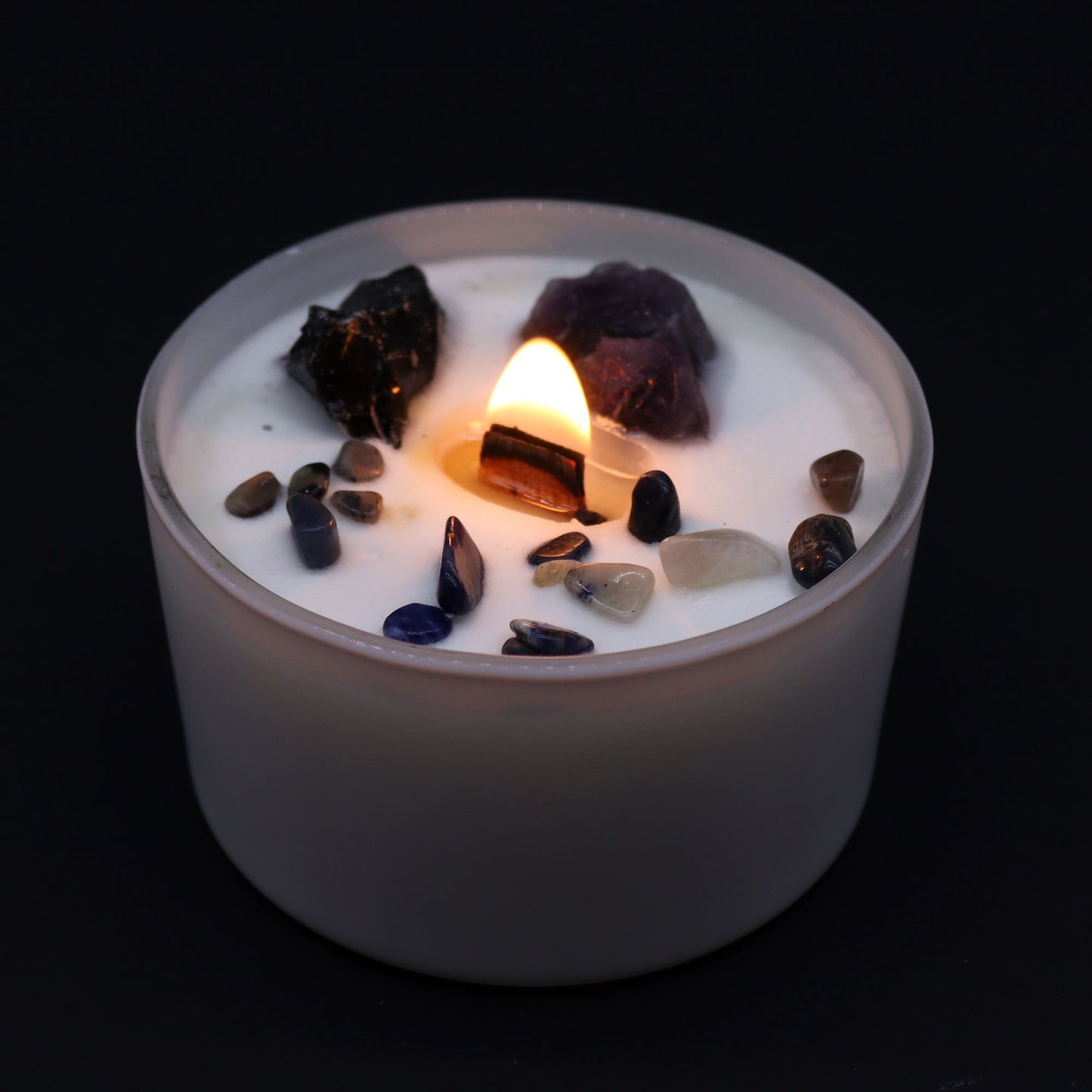 Chakra Crystal Candle – Solar Plexus Chakra