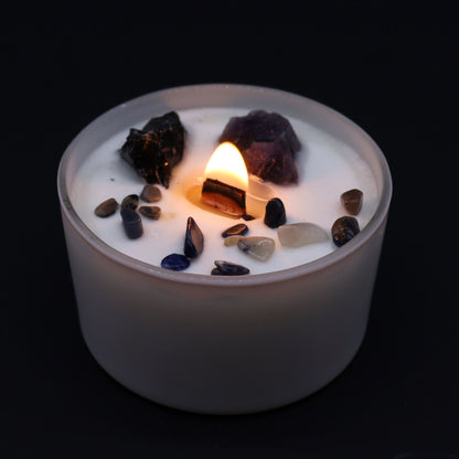 Chakra Crystal Candle – Solar Plexus Chakra