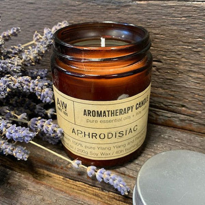 Aphrodisiac Soy Candle – Ylang Ylang & Patchouli (200g)