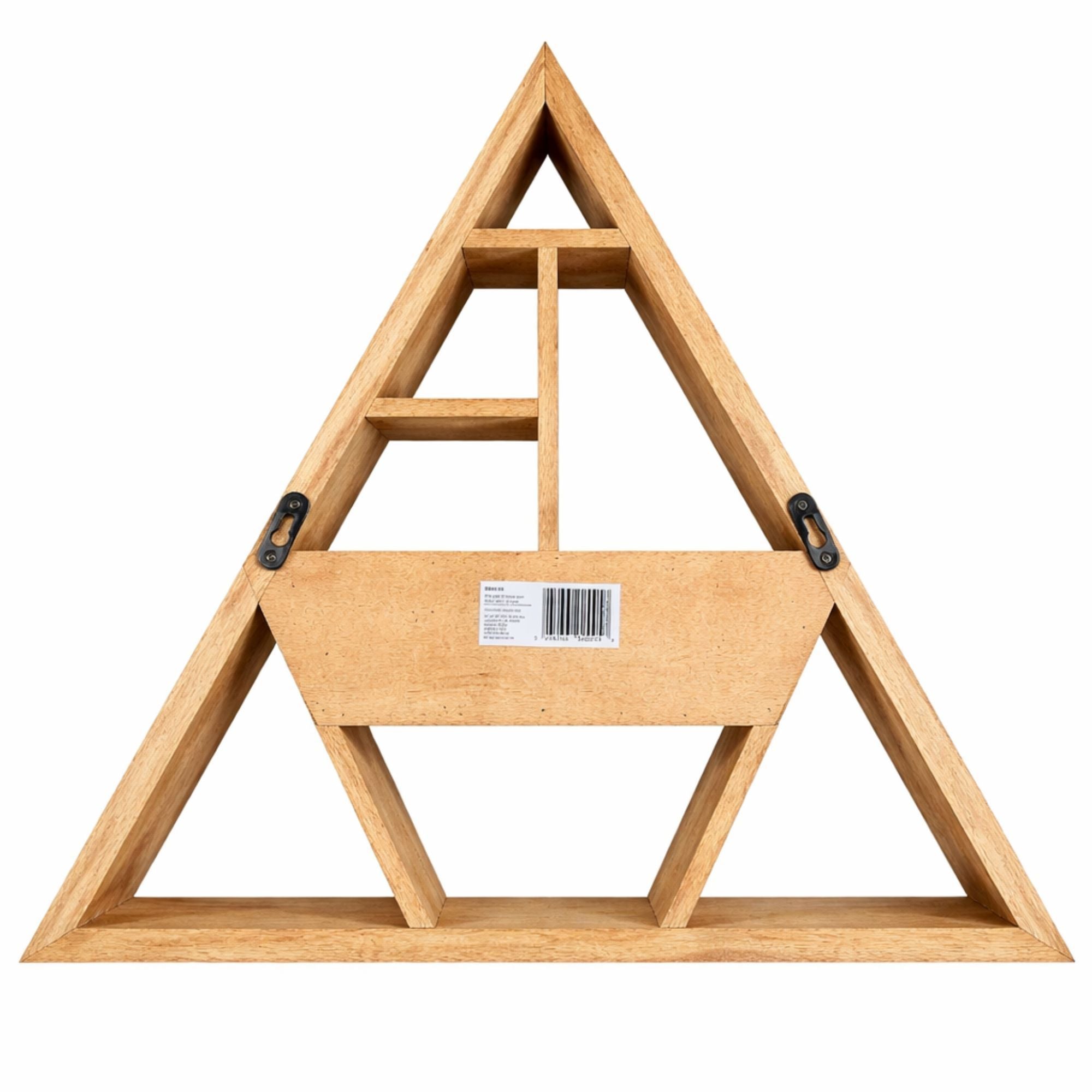 Moon Phase Triangle Wall Shelf with Drawer