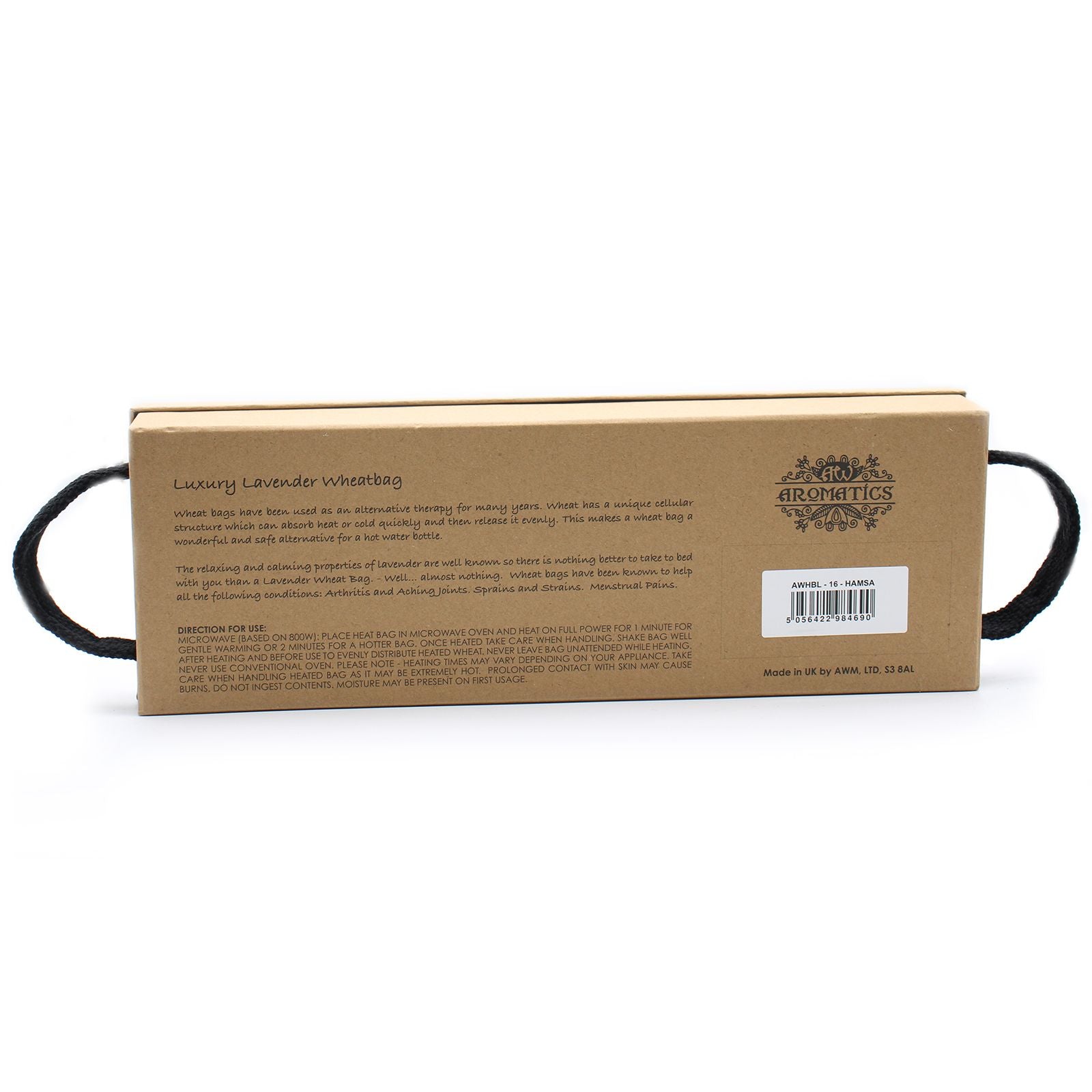 Luxury Lavender Wheat Bag – Hamsa Design