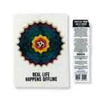 Large Lokta Notebook - Real life happens offline