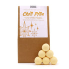 Cosy Winter Nights Chill Pills bath fizzers with warm cinnamon and vanilla fragrance