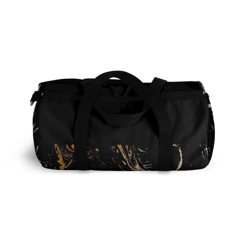 Black & Gold Duffel Bag – Carry-On Travel Bag