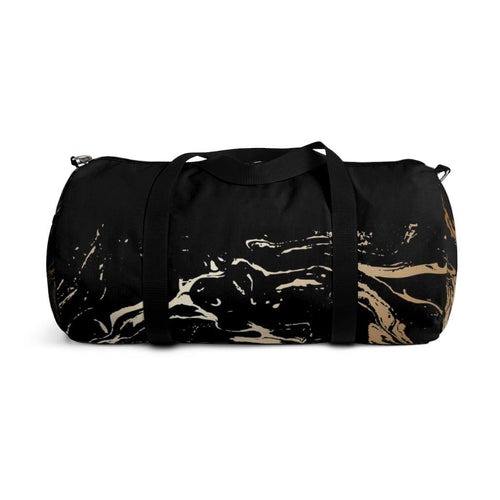 Black & Gold Duffel Bag – Carry-On Travel Bag