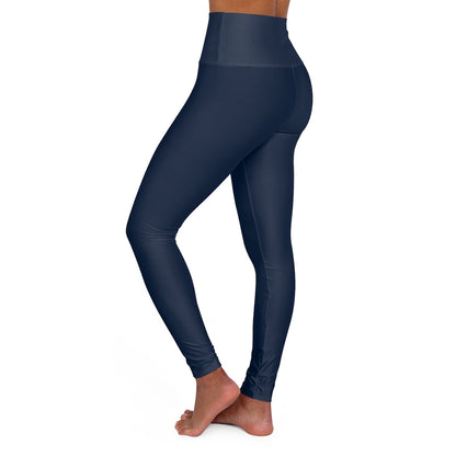 Women’s High Waist Fitness Leggings – Navy Blue