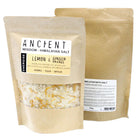 Energize Himalayan bath salts with citrus ginger and Marigold petals