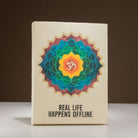 Large Lokta Notebook - Real life happens offline