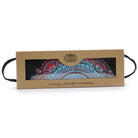 Mandala lavender wheat bag filled with natural wheat in gift box