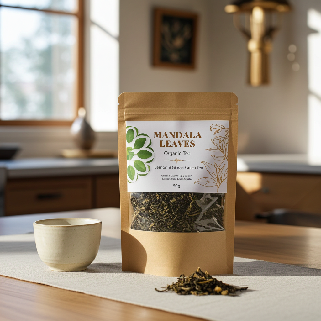 BIO Classic Green Tea with Lemon & Ginger – 50g Wander Balance
