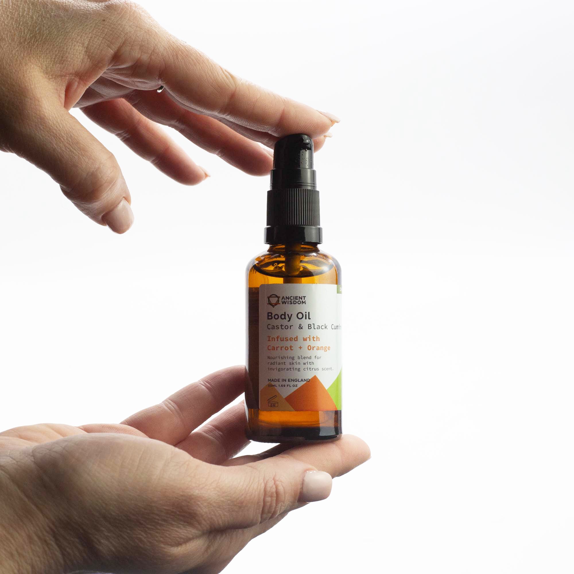 Organic body oil 50ml - Carrot & orange