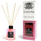 On Jasmine Wings 120ml jasmine reed diffuser with natural rattan reeds